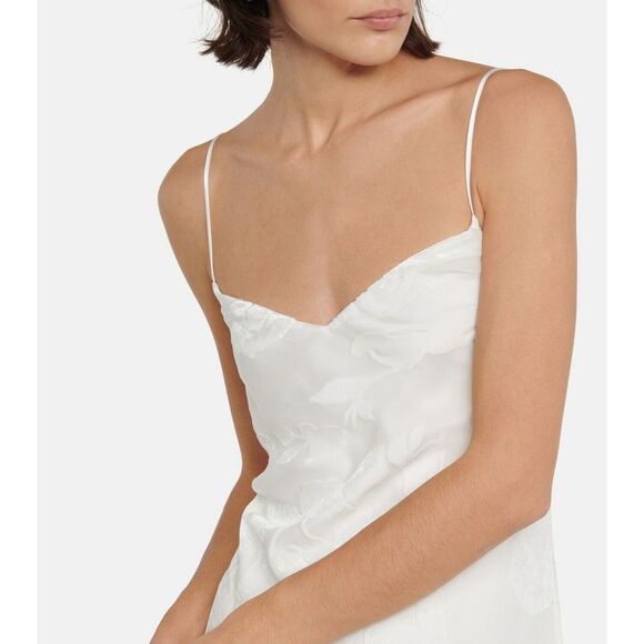 Galvan Bridal Frida devoré gown US 8 $2077 - Picture 2 of 11